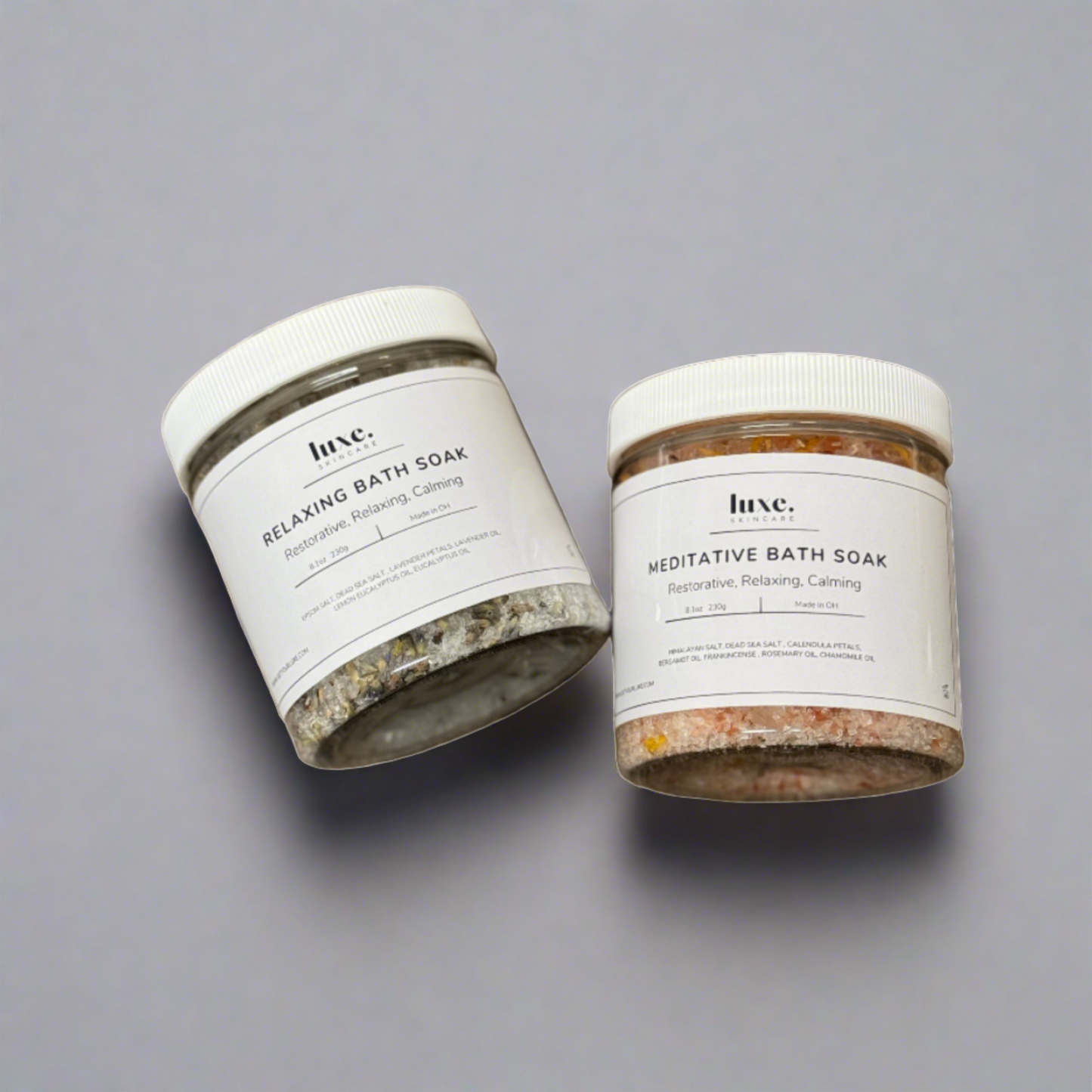 Luxe Deep Relaxation Bath Salt Soak with Dead Sea 8oz