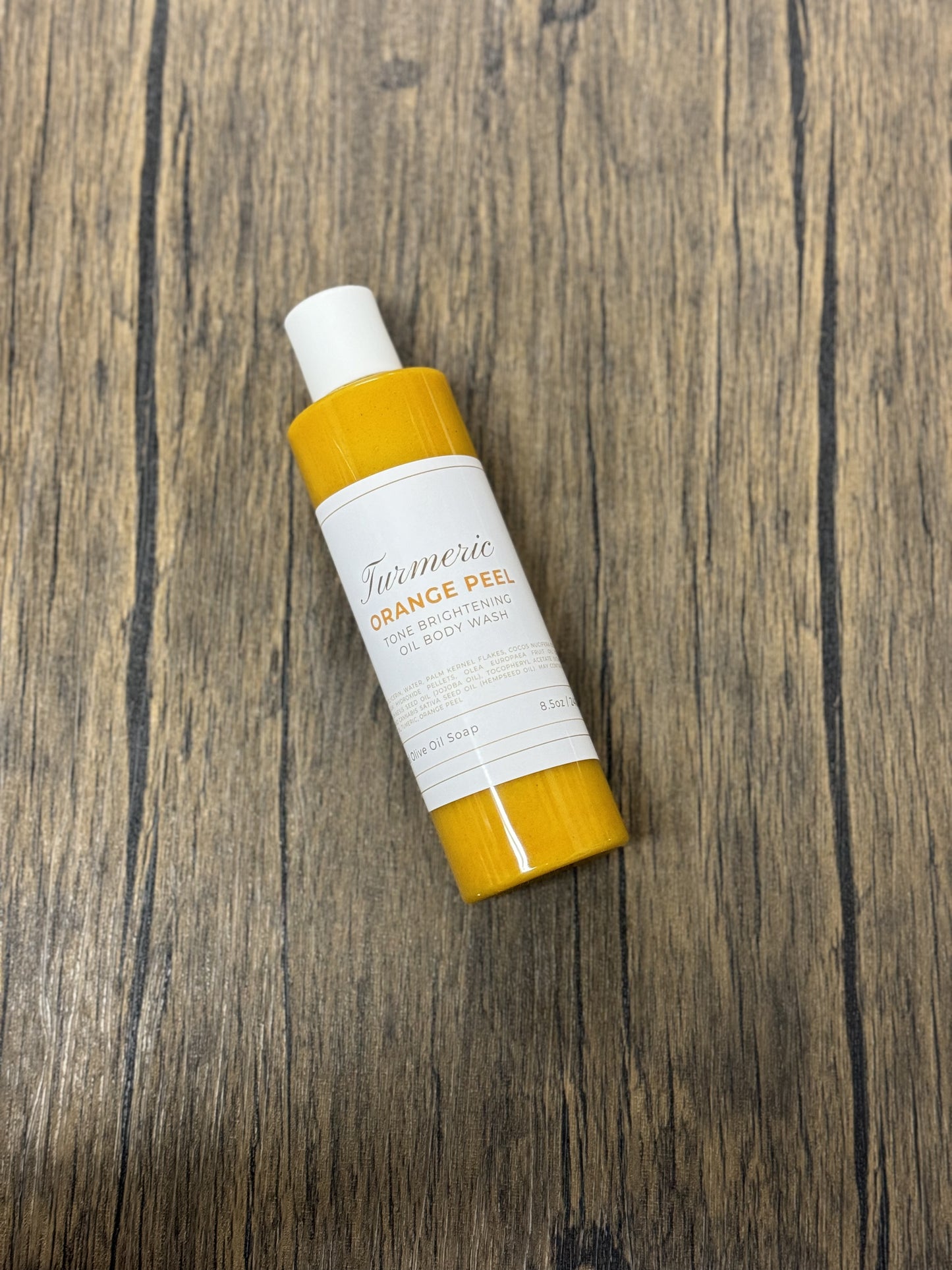 Turmeric and Orange Peel Body Wash 4oz Small