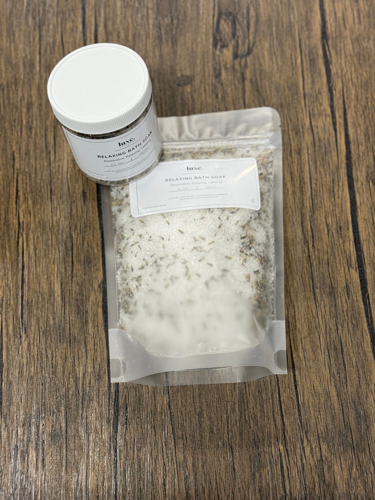 Deep Relaxation Bath Salt Soak with Dead Sea Salt 16z Pouch